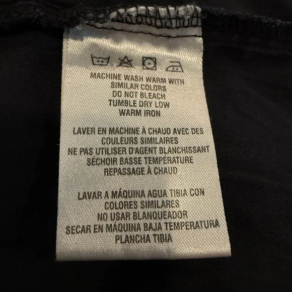 Harley-Davidson Vintage Washed Black Button Up Shirt Big Back Logo Size S - Picture 7 of 9